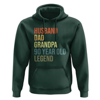 90th Birthday Hoodie Husband Dad Grandpa 90 Year Old Legend