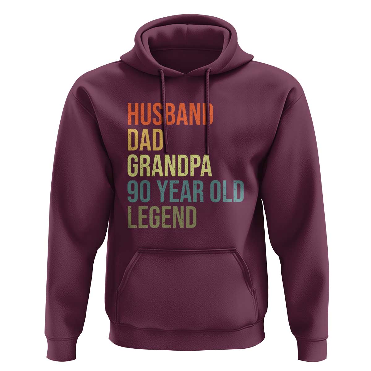 90th Birthday Hoodie Husband Dad Grandpa 90 Year Old Legend