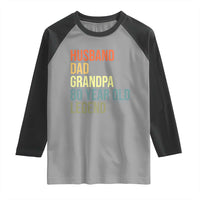 80th Birthday Raglan Shirt Husband Dad Grandpa 80 Year Old Legend