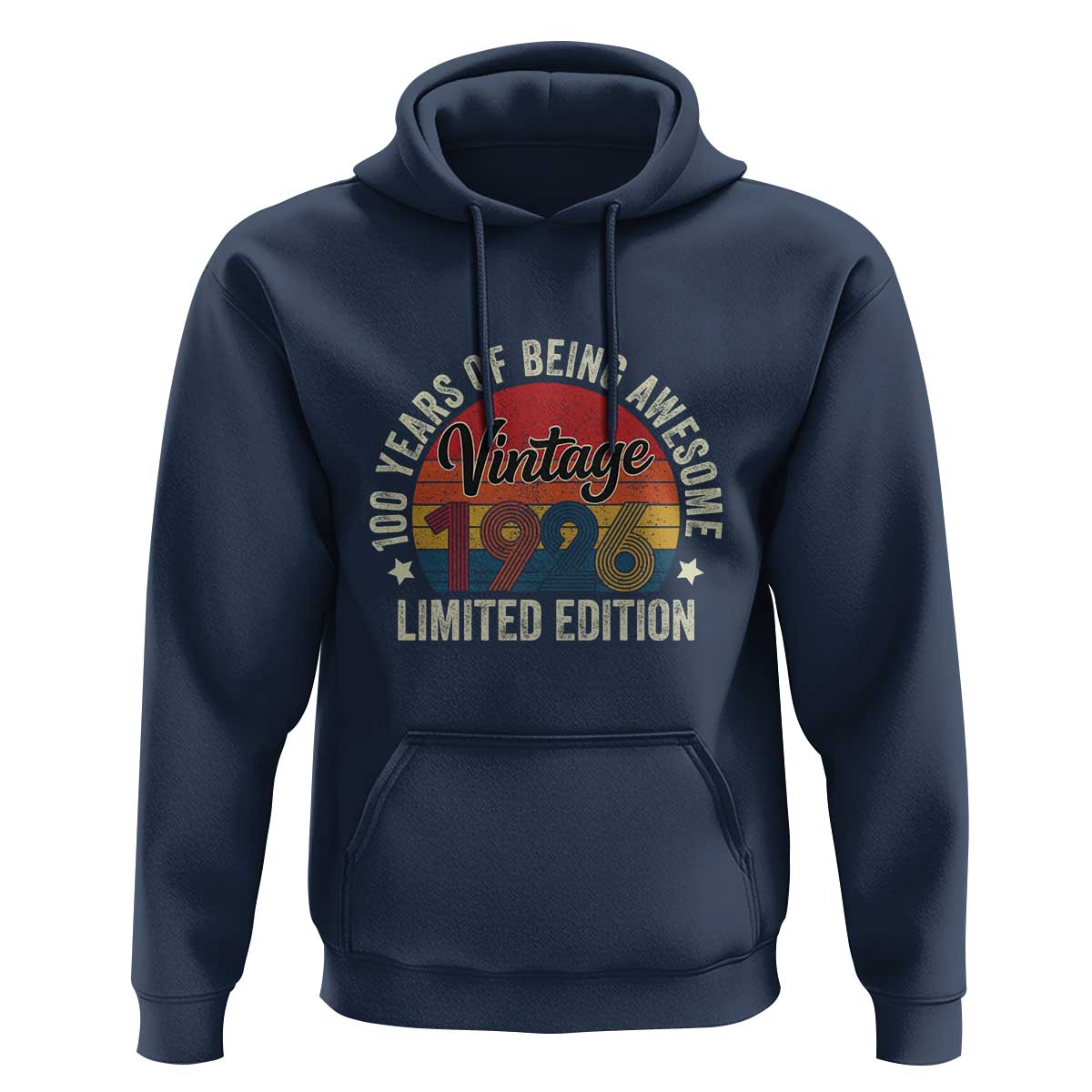 Funny 100th Birthday Hoodie Vintage 1926 Limited Edition 50 Year Old Bday Gifts