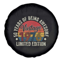 Funny 50th Birthday Spare Tire Cover Vintage 1976 Limited Edition 50 Year Old Bday Gifts