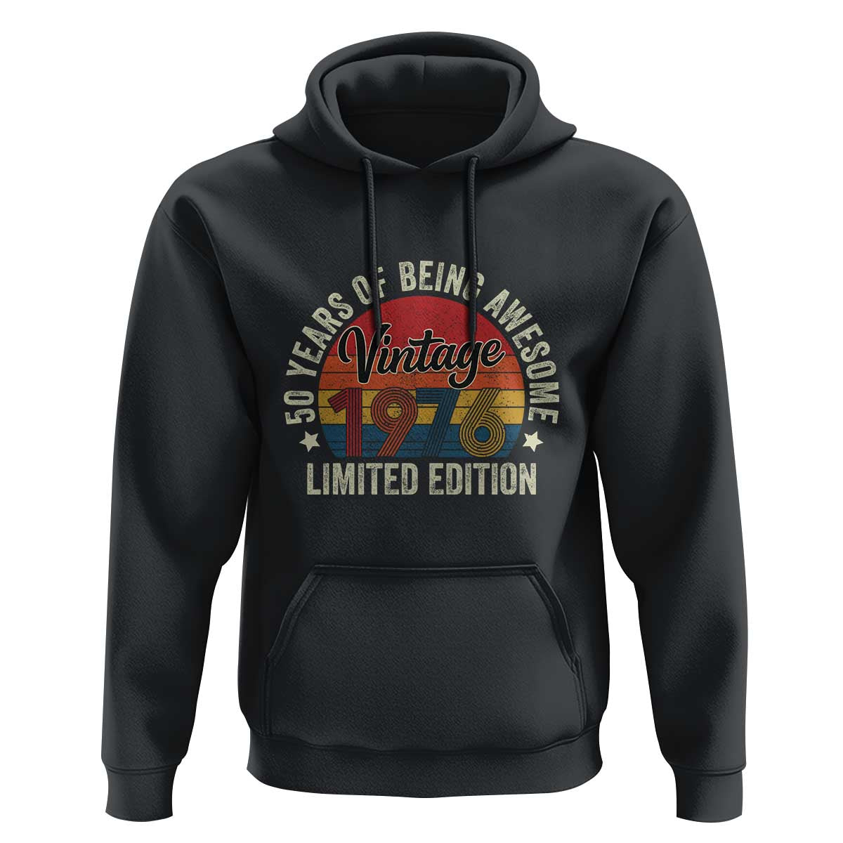 Funny 50th Birthday Hoodie Vintage 1976 Limited Edition 50 Year Old Bday Gifts