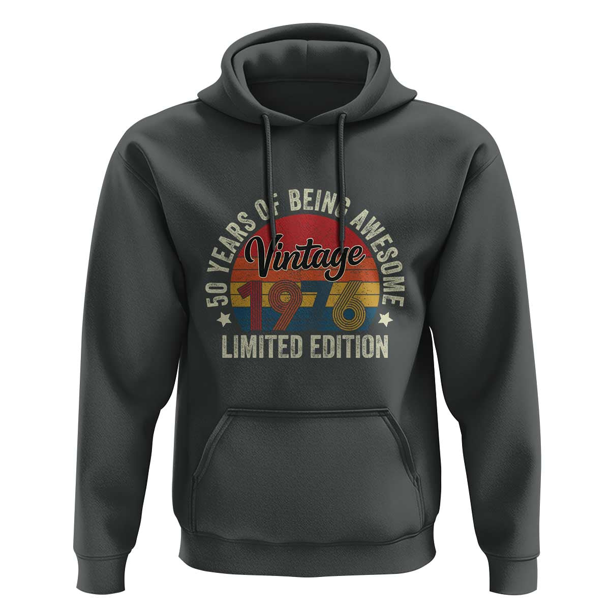 Funny 50th Birthday Hoodie Vintage 1976 Limited Edition 50 Year Old Bday Gifts