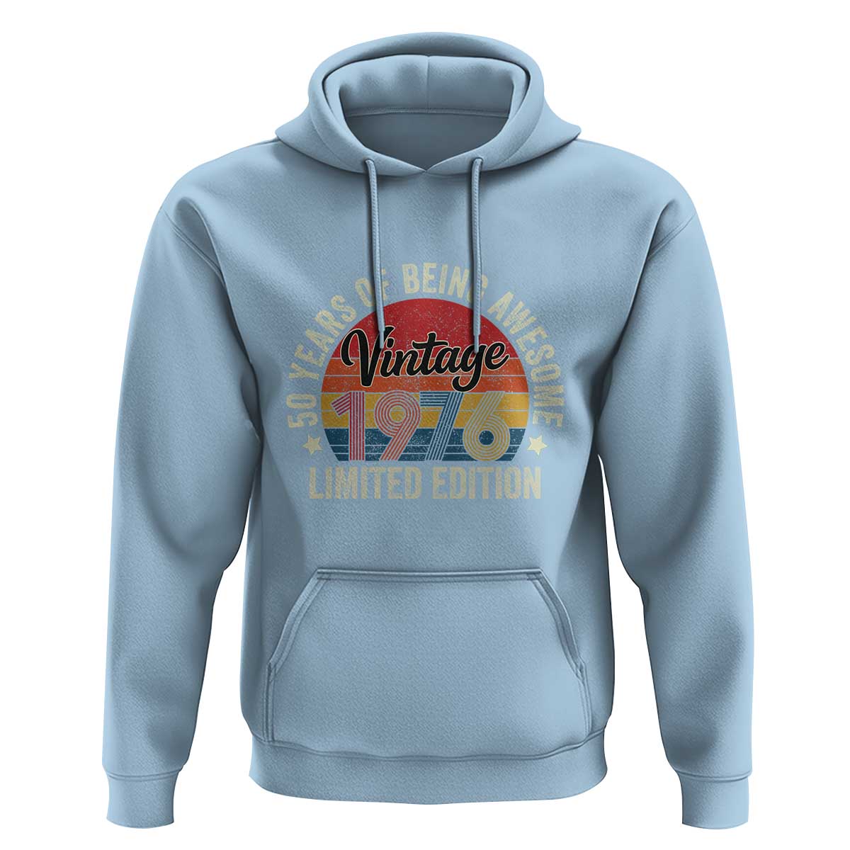 Funny 50th Birthday Hoodie Vintage 1976 Limited Edition 50 Year Old Bday Gifts