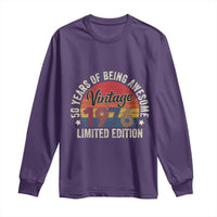 Funny 50th Birthday Long Sleeve Shirt Vintage 1976 Limited Edition 50 Year Old Bday Gifts