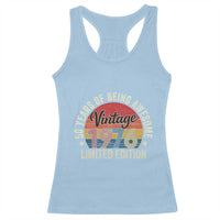 Funny 50th Birthday Racerback Tank Top Vintage 1976 Limited Edition 50 Year Old Bday Gifts