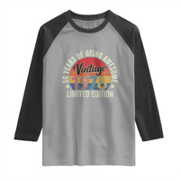 Funny 50th Birthday Raglan Shirt Vintage 1976 Limited Edition 50 Year Old Bday Gifts