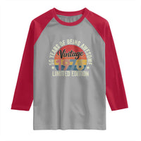 Funny 50th Birthday Raglan Shirt Vintage 1976 Limited Edition 50 Year Old Bday Gifts