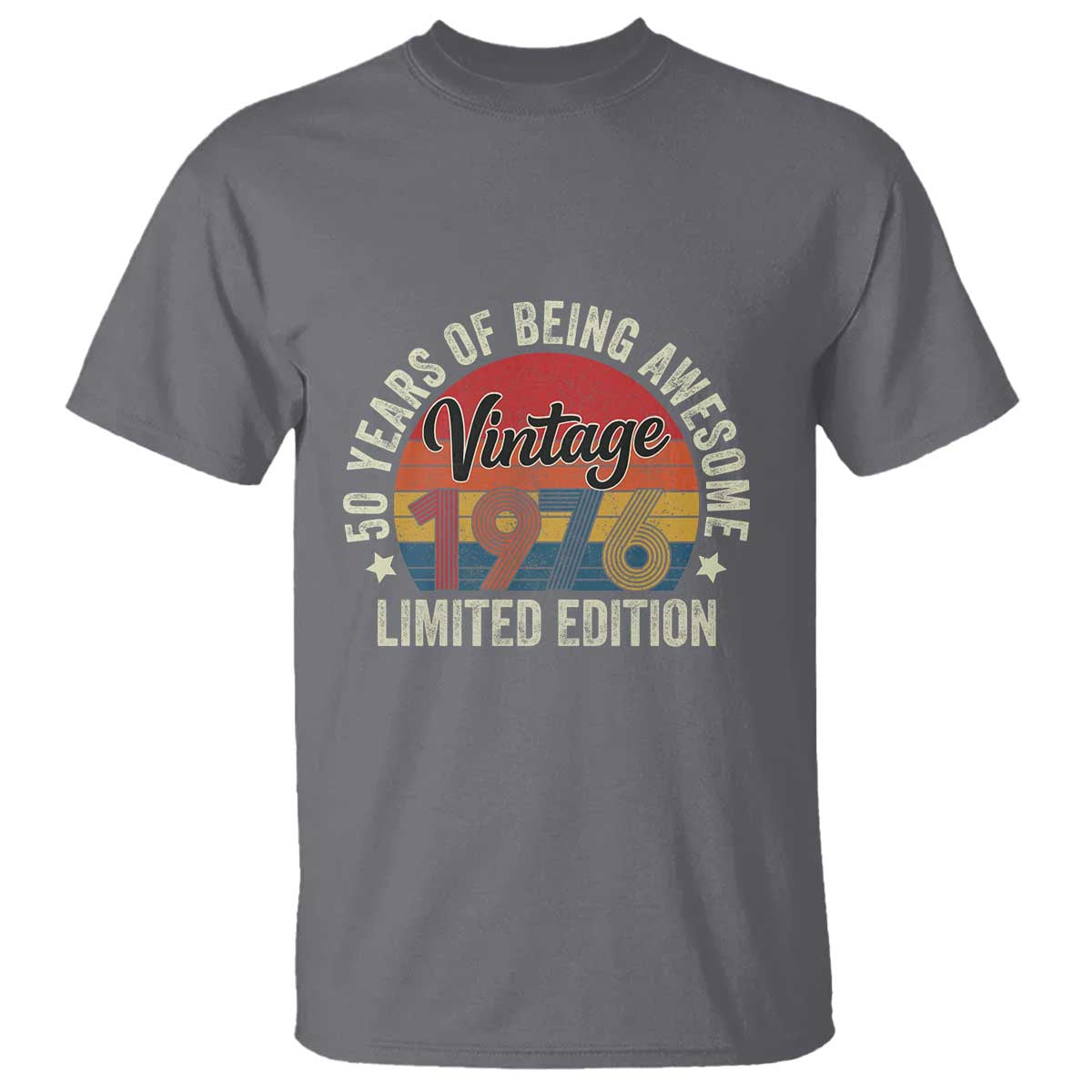 Funny 50th Birthday T Shirt Vintage 1976 Limited Edition 50 Year Old Bday Gifts