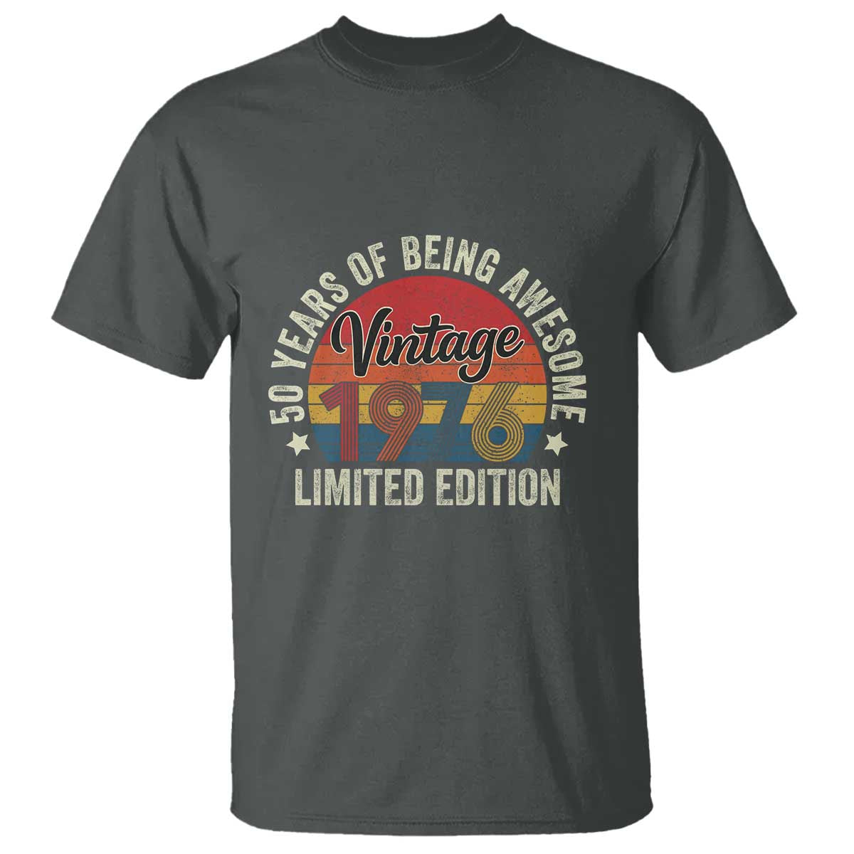 Funny 50th Birthday T Shirt Vintage 1976 Limited Edition 50 Year Old Bday Gifts