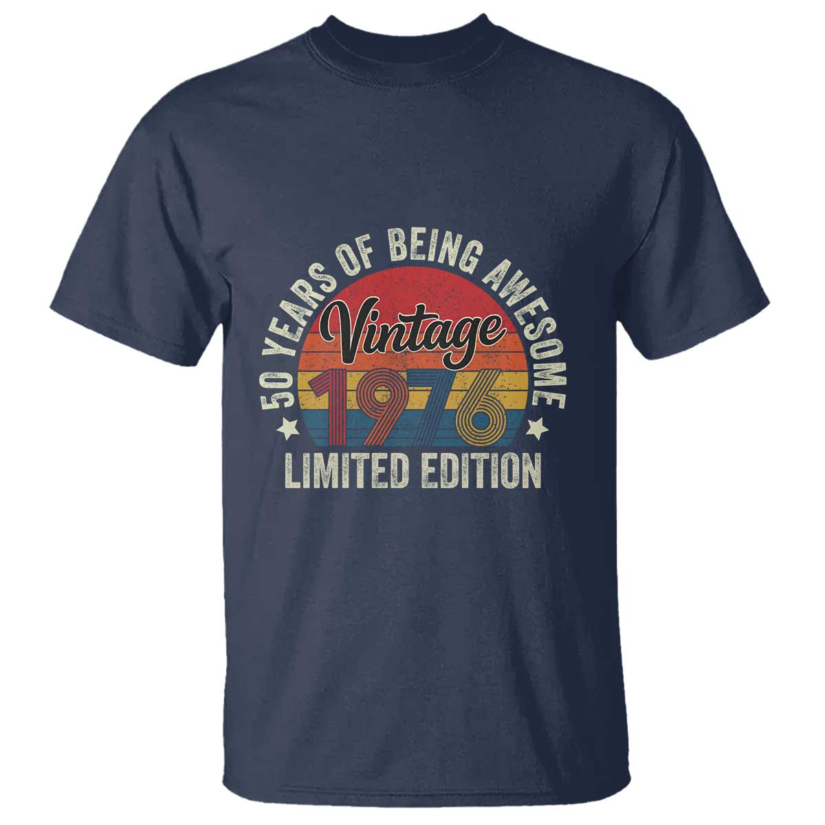 Funny 50th Birthday T Shirt Vintage 1976 Limited Edition 50 Year Old Bday Gifts