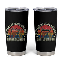 Funny 50th Birthday Tumbler Cup Vintage 1976 Limited Edition 50 Year Old Bday Gifts
