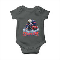 USA Ice Hockey Baby Onesie Eagle Dominates Canada 2026 Hockey Champions