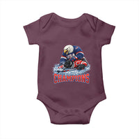 USA Ice Hockey Baby Onesie Eagle Dominates Canada 2026 Hockey Champions