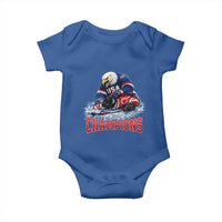 USA Ice Hockey Baby Onesie Eagle Dominates Canada 2026 Hockey Champions