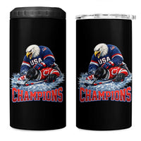 USA Ice Hockey 4 in 1 Can Cooler Tumbler Eagle Dominates Canada 2026 Hockey Champions