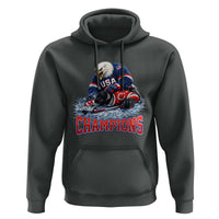 USA Ice Hockey Hoodie Eagle Dominates Canada 2026 Hockey Champions
