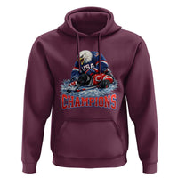 USA Ice Hockey Hoodie Eagle Dominates Canada 2026 Hockey Champions