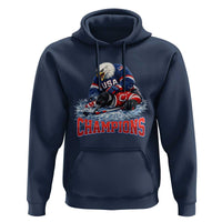 USA Ice Hockey Hoodie Eagle Dominates Canada 2026 Hockey Champions