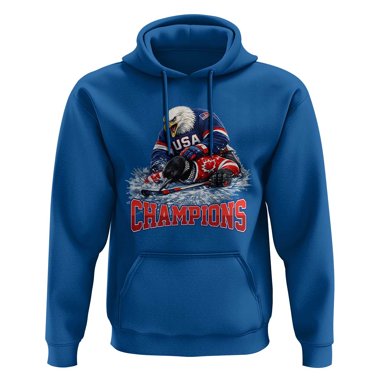 USA Ice Hockey Hoodie Eagle Dominates Canada 2026 Hockey Champions