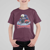 USA Ice Hockey T Shirt For Kid Eagle Dominates Canada 2026 Hockey Champions