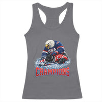 USA Ice Hockey Racerback Tank Top Eagle Dominates Canada 2026 Hockey Champions