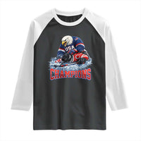 USA Ice Hockey Raglan Shirt Eagle Dominates Canada 2026 Hockey Champions