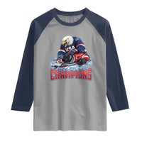 USA Ice Hockey Raglan Shirt Eagle Dominates Canada 2026 Hockey Champions