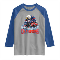 USA Ice Hockey Raglan Shirt Eagle Dominates Canada 2026 Hockey Champions