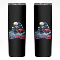 USA Ice Hockey Skinny Tumbler Eagle Dominates Canada 2026 Hockey Champions