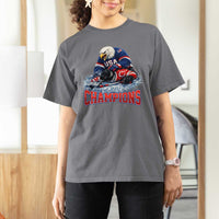 USA Ice Hockey T Shirt For Women Eagle Dominates Canada 2026 Hockey Champions