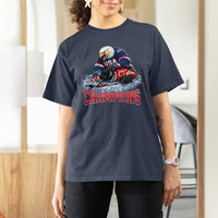 USA Ice Hockey T Shirt For Women Eagle Dominates Canada 2026 Hockey Champions
