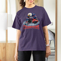 USA Ice Hockey T Shirt For Women Eagle Dominates Canada 2026 Hockey Champions