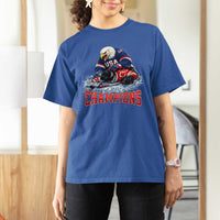 USA Ice Hockey T Shirt For Women Eagle Dominates Canada 2026 Hockey Champions