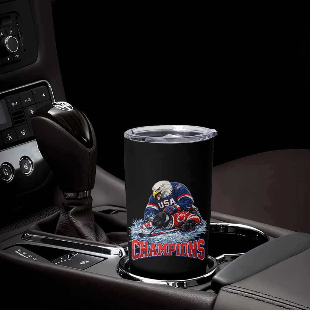 USA Ice Hockey Tumbler Cup Eagle Dominates Canada 2026 Hockey Champions