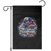 USA Ice Hockey Garden Flag Eagle Dominates Canada 2026 Hockey Champions Graphic