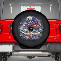 USA Ice Hockey Spare Tire Cover Eagle Dominates Canada 2026 Hockey Champions Graphic