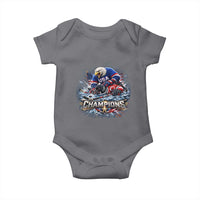 USA Ice Hockey Baby Onesie Eagle Dominates Canada 2026 Hockey Champions Graphic