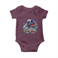 USA Ice Hockey Baby Onesie Eagle Dominates Canada 2026 Hockey Champions Graphic