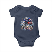 USA Ice Hockey Baby Onesie Eagle Dominates Canada 2026 Hockey Champions Graphic