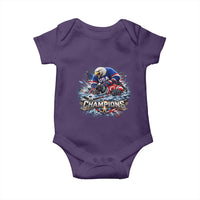 USA Ice Hockey Baby Onesie Eagle Dominates Canada 2026 Hockey Champions Graphic