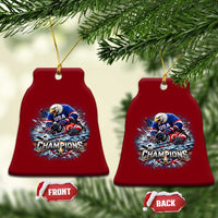 USA Ice Hockey Ceramic Ornament Eagle Dominates Canada 2026 Hockey Champions Graphic
