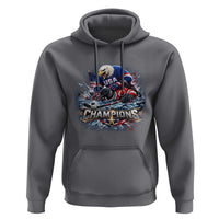 USA Ice Hockey Hoodie Eagle Dominates Canada 2026 Hockey Champions Graphic