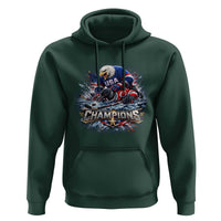 USA Ice Hockey Hoodie Eagle Dominates Canada 2026 Hockey Champions Graphic