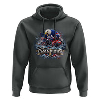 USA Ice Hockey Hoodie Eagle Dominates Canada 2026 Hockey Champions Graphic