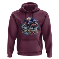 USA Ice Hockey Hoodie Eagle Dominates Canada 2026 Hockey Champions Graphic