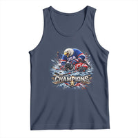 USA Ice Hockey Tank Top Eagle Dominates Canada 2026 Hockey Champions Graphic