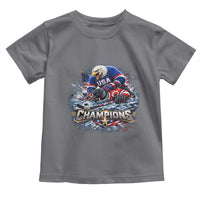 USA Ice Hockey Toddler T Shirt Eagle Dominates Canada 2026 Hockey Champions Graphic
