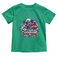 USA Ice Hockey Toddler T Shirt Eagle Dominates Canada 2026 Hockey Champions Graphic