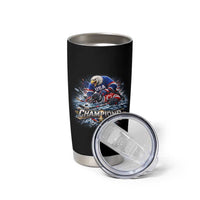 USA Ice Hockey Tumbler Cup Eagle Dominates Canada 2026 Hockey Champions Graphic
